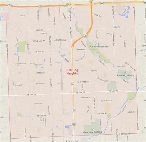google maps sterling heights